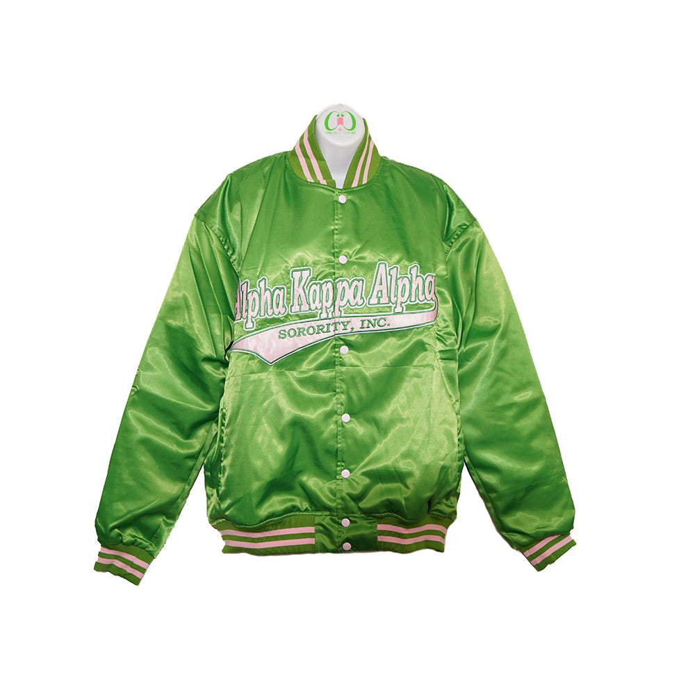 letterman jacket green aka bomber jacket