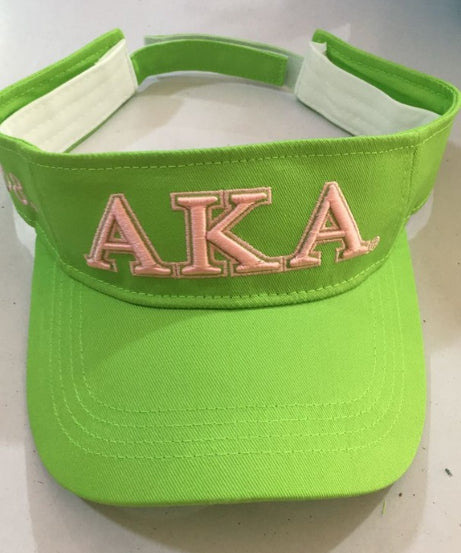 Lime Green Sun Visor