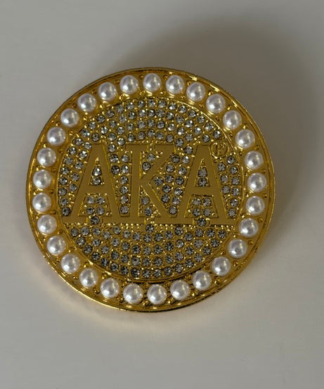 Round brooch