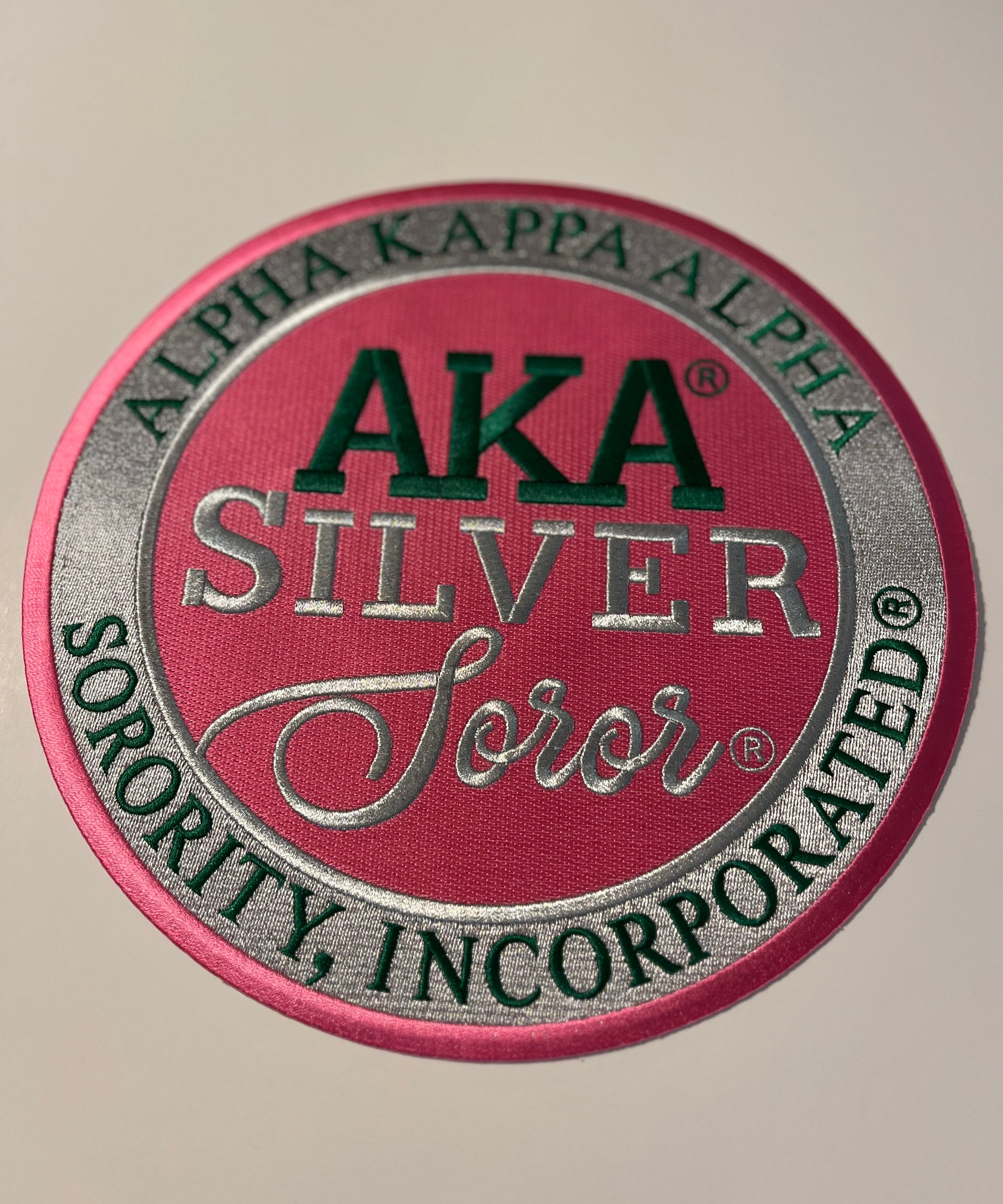 silver Soror patch