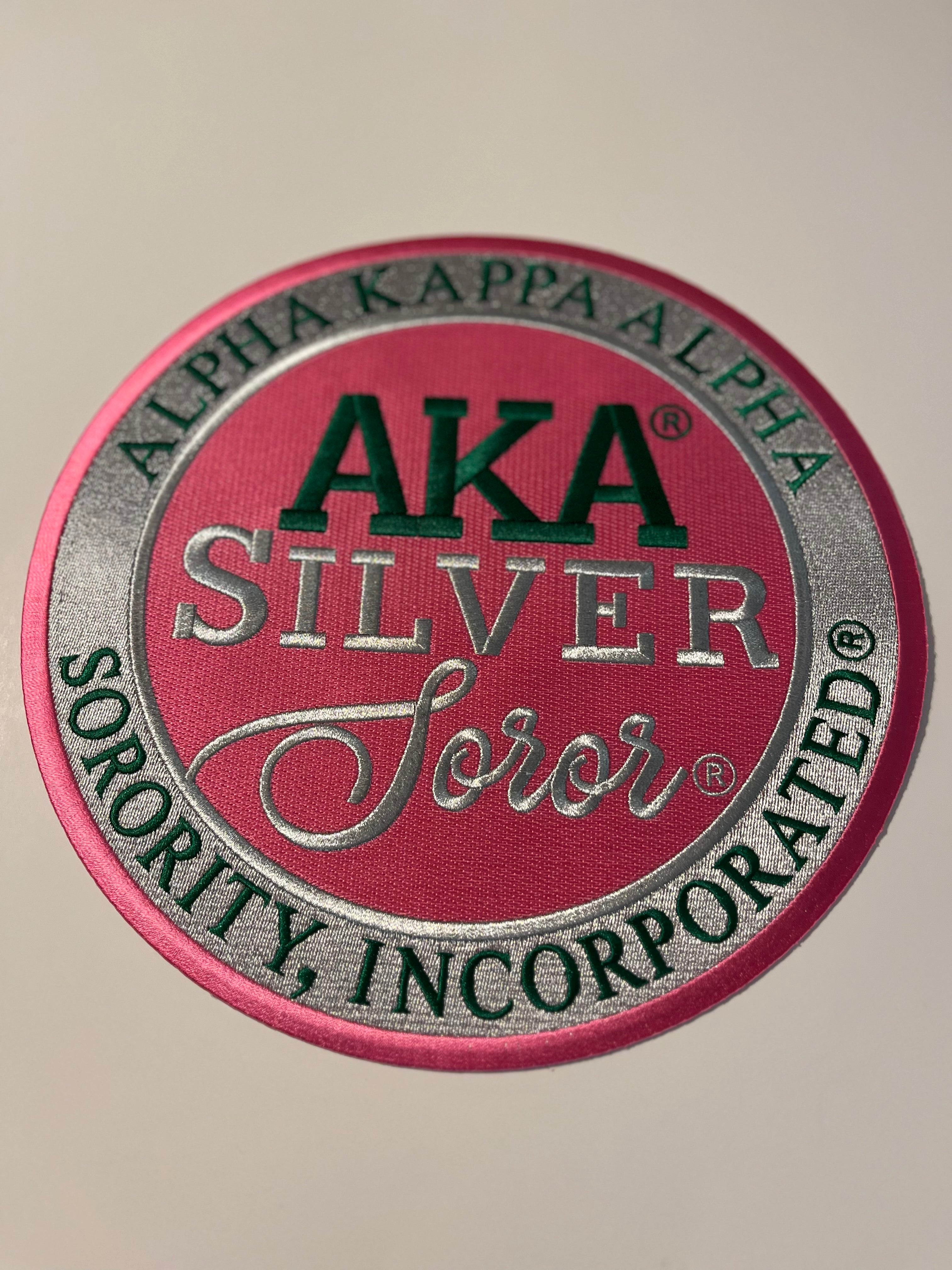 silver Soror patch