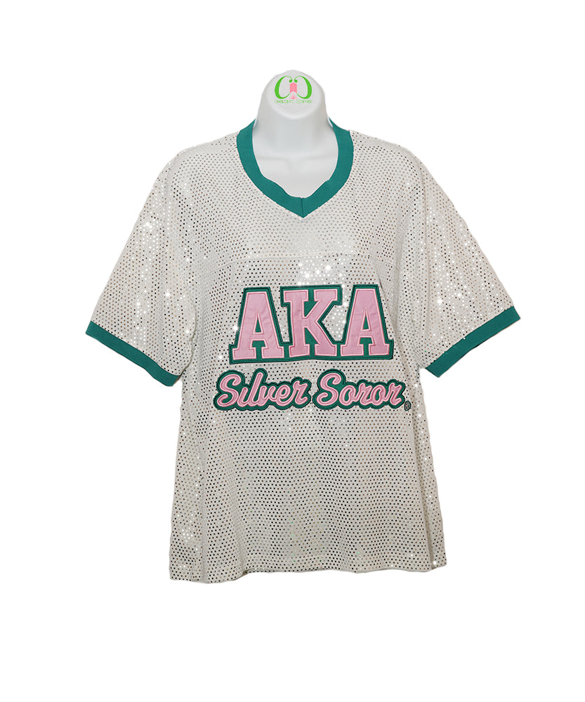 AKA Silver Soro Bling Jersey