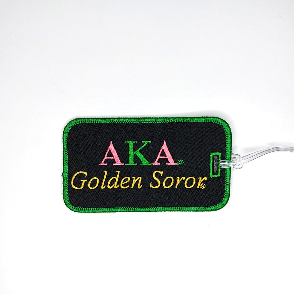 Luggage tag AKA Golden Soror
