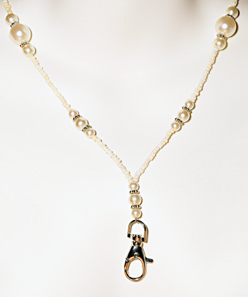 Pearl  Ivory Lanyard