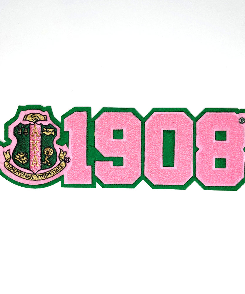 Crest with 1908 Iron on Patch