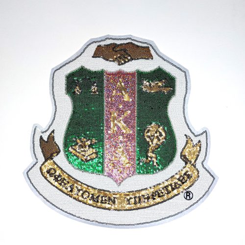 Sequin Crest Patch// Iron on